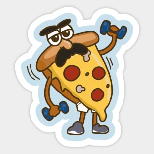 Mr. Fit-za Sticker